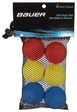 BAUER MINI FOAM BALL-6PK