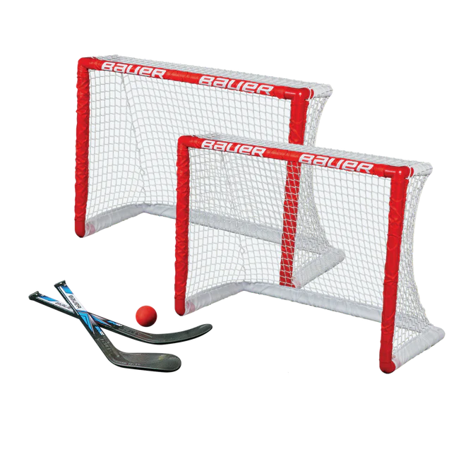BAUER KNEE HOCKEY GOAL SET-TWIN PACK
