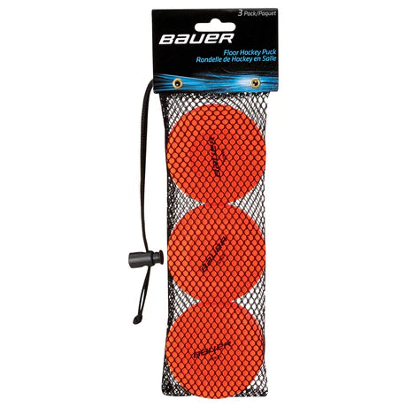 BAUER FLOOR HOCKEY PUCK-3PK