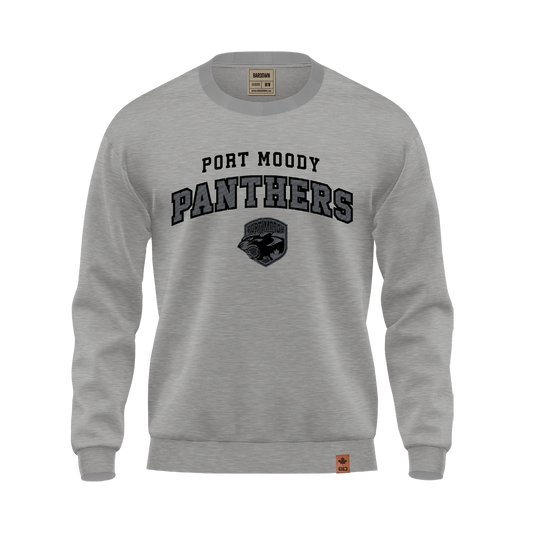 Port Moody Panthers Crewneck - Art (Stealth)