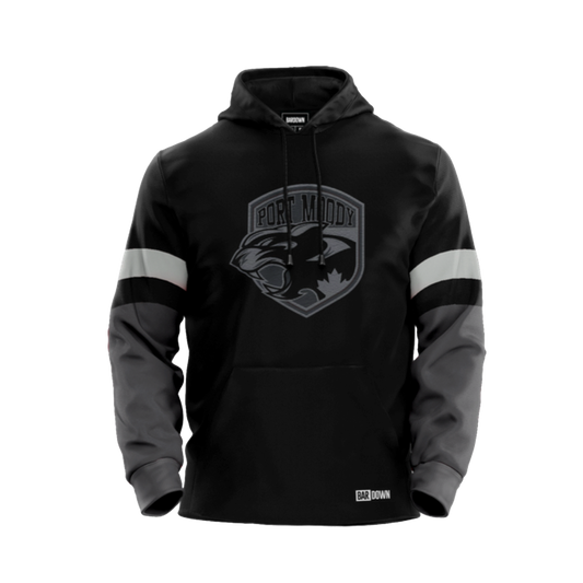 Port Moody Panthers Hoodie - Striper (Stealth)