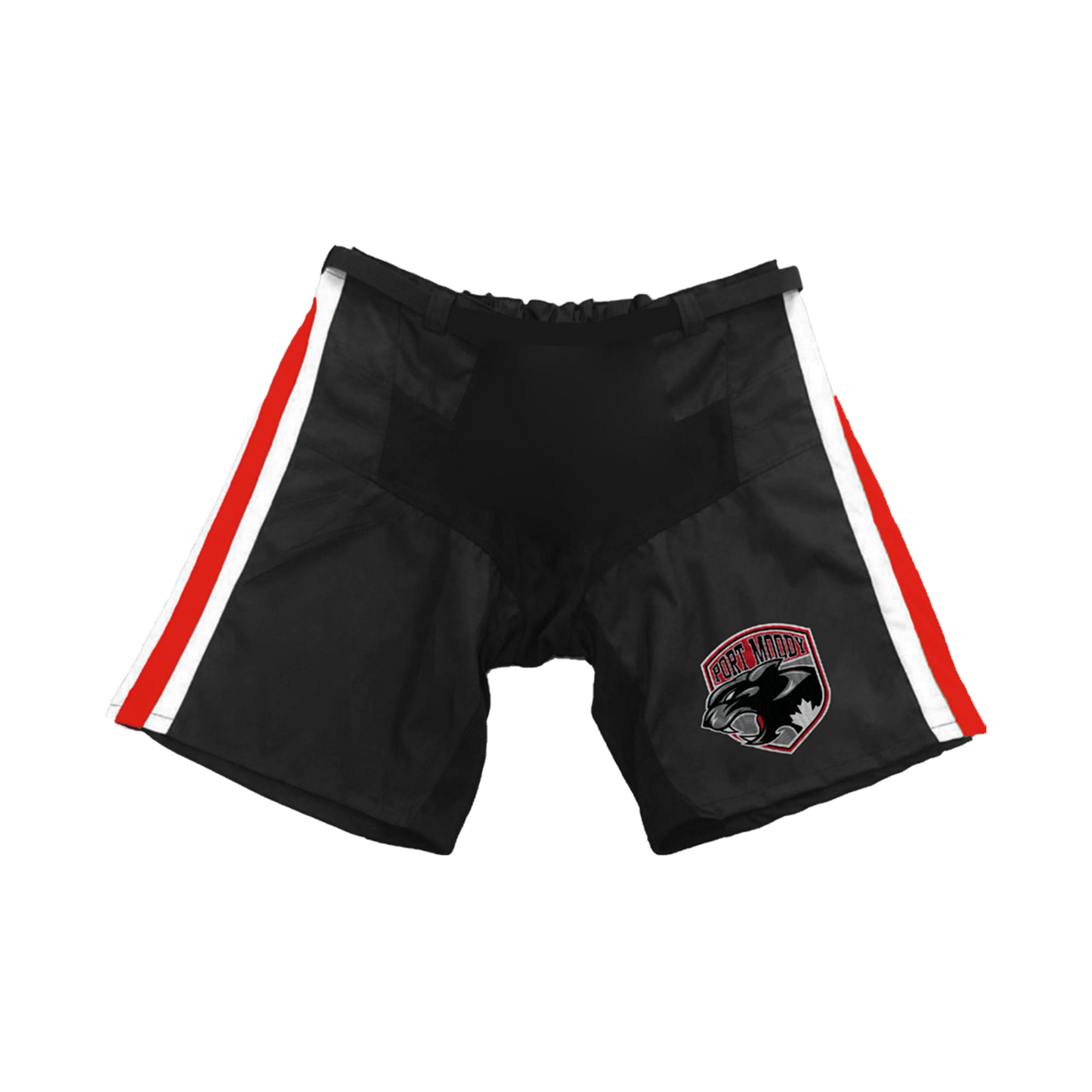 Port Moody Panthers Pant Shell - Black/Red