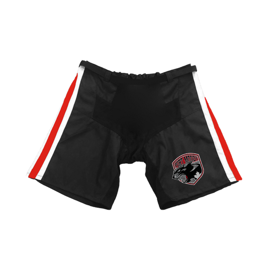 Port Moody Panthers Pant Shell - Black/Red